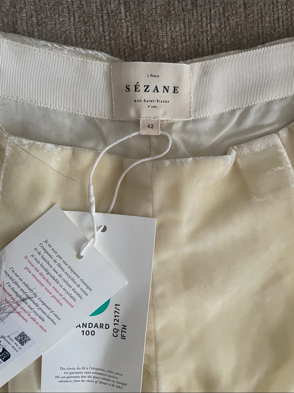 Sezane Malone Trousers - Picture 6 of 6